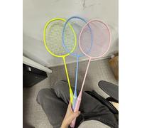 AboveGenius Badminton Rackets Set, 2/3 Color Lightweight Badminton Set Includ 6/12 PCS Rackets, 6/12 Birdies, Outdoor Backyard Games, Racquets for Family Beginner (3 Color 6 Rackets 6 Birdies)