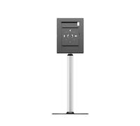 AboveTEK Anti Theft iPad Floor Stand, Security Kiosk POS Tablet Stand for Retail Business