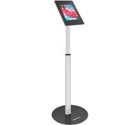 AboveTEK Anti-Theft iPad Floor Stand - Security Kiosk POS Tablet Stand With Height Adjustable Secure Holder Enclosure, Lock and Key for iPad Air/Pro - Ideal for Retail Business