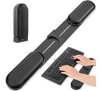 AboveTEK Ergonomic Wrist Rest for Keyboard & Mouse - Adjustable Wrist Support Pad with Memory Foam, Foldable & Non-Slip, Relieve Typing Pain, Keyboard Wrist Rest for Gaming, Typing, Work