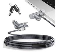 AboveTEK Laptop Locking Cable for MacBook Pro 14/16 (2021-2024), Anti-Theft Keyed Laptop Security Lock, 6.56ft Cut-Resistant Steel Computer Lock Cable, Rotatable & Portable Design