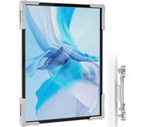AboveTEK Tablet Wall Mount, Anti-Theft iPad Wall Holder with 360° Screen Rotation, Steel Wall-Mounted Tablet Holder fits 9.7"-13" iPad Pro/Air, Galaxy Tab,Business POS, Reception, Meeting Rooms(White)