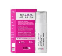 ABP11% (6% AHA + 1% BHA + 4% PHA) Peeling Solution Serum for Glowing Skin, Smooth Texture & Pore Cleansing | 11% AHA BHA PHA Peel For Beginners Friendly Exfoliation | 30ml