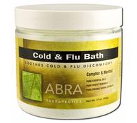 Abra Therapeutics, Cold and Flu Bath, Camphor & Menthol, 17 oz (482 g)