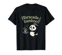 Abracada-Bamboo Panda Magician Graphic Apparel Design T-Shirt