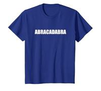 Abracadabra Funny Word Typography T-Shirt, Youth, Royal Blue, X-Small