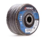 Abracs Abfz115B040 Pro Zirconium Flap Disc 115Mm 40 Grit (5 Pack)