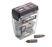 Abracs Expert PZ2 Pozi Screwdriver Bit in Silver Abracs Silver