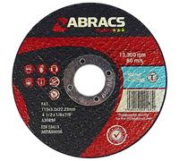 Abracs Proflex 115mm Flat Metal Cutting Discs x 25