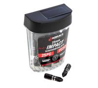 Abracs PZ2 Impact Screwdriver Bit (Pack of 25) in Black Abracs Black