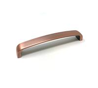 Abrafix Antique Brushed Copper Finish 160mm Hole Centres Kitchen Slim D Pull Handle