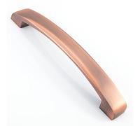 Abrafix Antique Brushed Copper Finish M Bar 160mm Hole Centres Kitchen Pull Handle
