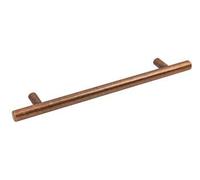 Abrafix Antique Copper Effect T Bar Rod Handle Kitchen Door Handles 128mm Hole Centres