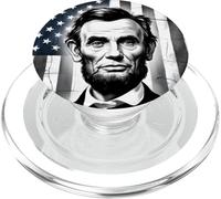 Abraham Abe Lincoln July 4th Holiday USA President Patriot PopSockets PopGrip for MagSafe