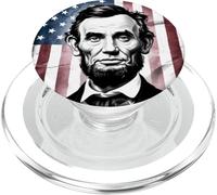 Abraham Abe Lincoln July 4th Holiday USA President Patriot PopSockets PopGrip for MagSafe