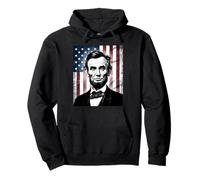 Abraham Abe Lincoln July 4th Holiday USA President Patriot Pullover Hoodie