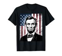 Abraham Abe Lincoln July 4th Holiday USA President Patriot T-Shirt