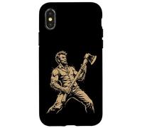 Abraham Abe Lincoln Playing Guitar Case for iPhone X/XS