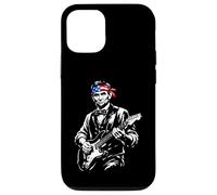 Abraham Abe Lincoln Playing Guitar Funny USA History Music Case for iPhone 12/12 Pro