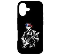Abraham Abe Lincoln Playing Guitar Funny USA History Music Case for iPhone 17