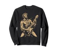 Abraham Abe Lincoln Playing Guitar Sweatshirt