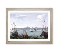 Abraham Adam Willaerts Painting Classic Painting Framed Print | A4 Oak Framed Wall Art | Ready to Hang | Classic Historical Picture | Living Room Bedroom Lounge Office