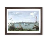 Abraham Adam Willaerts Painting Framed Print | A2 Walnut Framed Wall Art | Ready to Hang | Modern Historical Picture | Living Room Bedroom Lounge Office