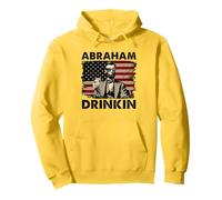 Abraham Drinkin 4th Of July Funny Abe Lincoln Pullover Hoodie