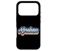 Abraham First Name Boy Vintage Style 70s 80s Personalized Case for iPhone 17 Pro