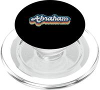 Abraham First Name Boy Vintage Style 70s 80s Personalized PopSockets PopGrip for MagSafe