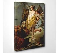 Abraham Hondius Angels Canvas Print | Gallery Wrapped 30mm Frame Wall Art | 30x20 inches | Ready to Hang | Modern Picture | Living Room Bedroom Lounge Office