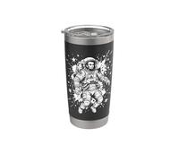Abraham Lincoln Astronaut Space Explorer Stainless Steel Insulated Tumbler