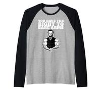 Abraham Lincoln Bare Arms You Have the Right to Bare arms Raglan Baseball Tee