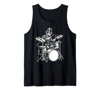 Abraham Lincoln Drummer President Music Lover Tank Top