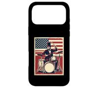 Abraham Lincoln Drummer US Flag Patriotic Rock Case for iPhone 17 Pro Max