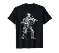 Abraham Lincoln Full Body Violin Recital Sketch T-Shirt