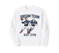 Abraham Lincoln George Washington Football Undefeated 1776 Sweatshirt