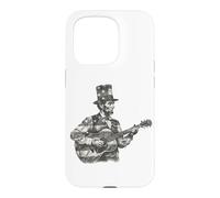 Abraham Lincoln Guitar Tshirt Abe Lincoln Playing Guitar Case for iPhone 15 Pro