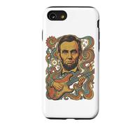Abraham Lincoln Guitar Tshirt Abe Lincoln Playing Guitar Case for iPhone SE (2020) / 7/8