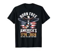 Abraham Lincoln Playing Guitar 4th July 250th Anniversary T-Shirt