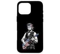 Abraham Lincoln Playing Guitar Funny Abe USA Music History Case for iPhone 16 Pro Max