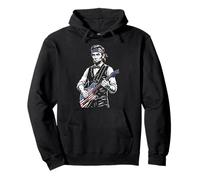 Abraham Lincoln Playing Guitar Funny Abe USA Music History Pullover Hoodie