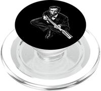Abraham Lincoln Playing Guitar Sitting Funny Music Humor PopSockets PopGrip for MagSafe