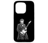 Abraham Lincoln Playing Guitar Vintage Funny US President Case for iPhone 15 Pro