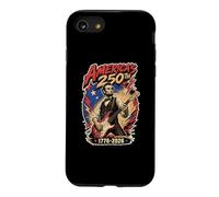 Abraham Lincoln Playing Rock Guitar 250 Anniversary 4th July Case for iPhone SE (2020) / 7/8