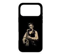Abraham Lincoln Playing Saxophone Funny Sax Player Musician Case for iPhone 17 Pro Max