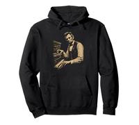 Abraham Lincoln Playing The Piano Funny Pianist Music Humor Pullover Hoodie