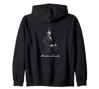 Abraham Lincoln President Portrait Civil History Zip Hoodie