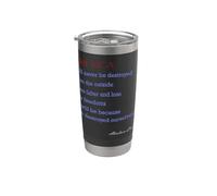 Abraham Lincoln Quote Stainless Steel Insulated Tumbler