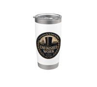 Abraham Lincoln Quotes Unfinished Work 16th President Stainless Steel Insulated Tumbler